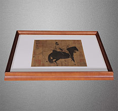 资中书画装裱配框服务案例